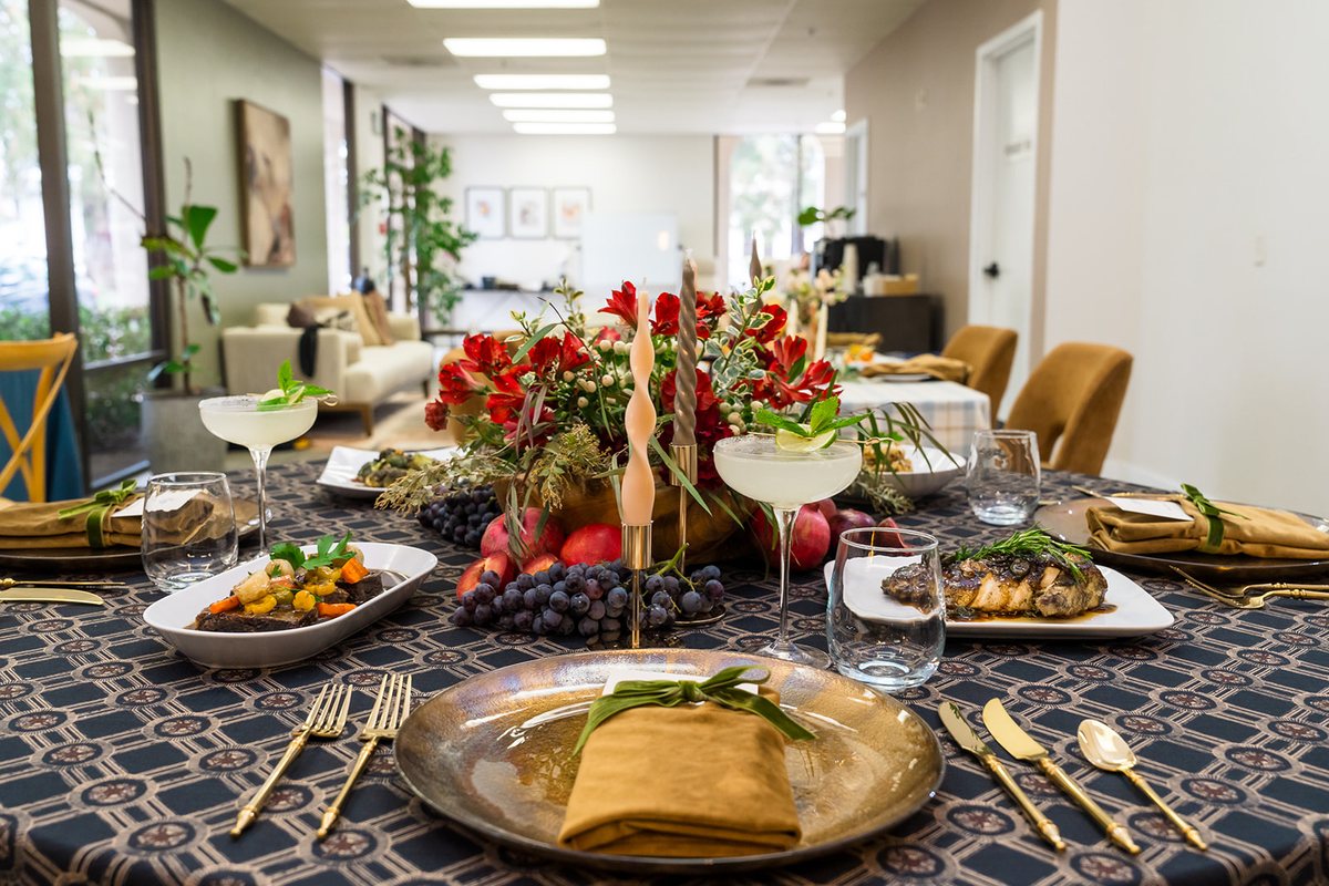 Autumn tablescape